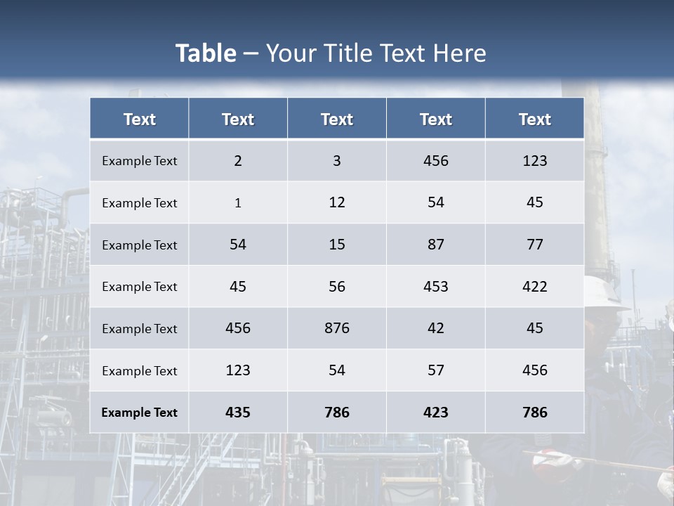 Forklift Isolated PowerPoint Template