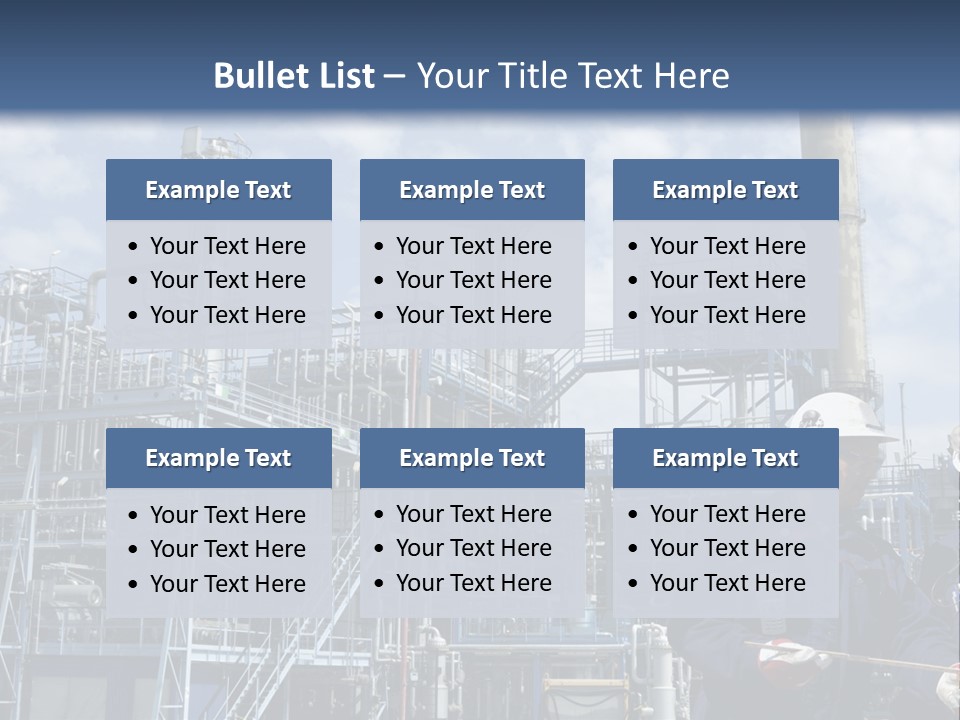 Forklift Isolated PowerPoint Template