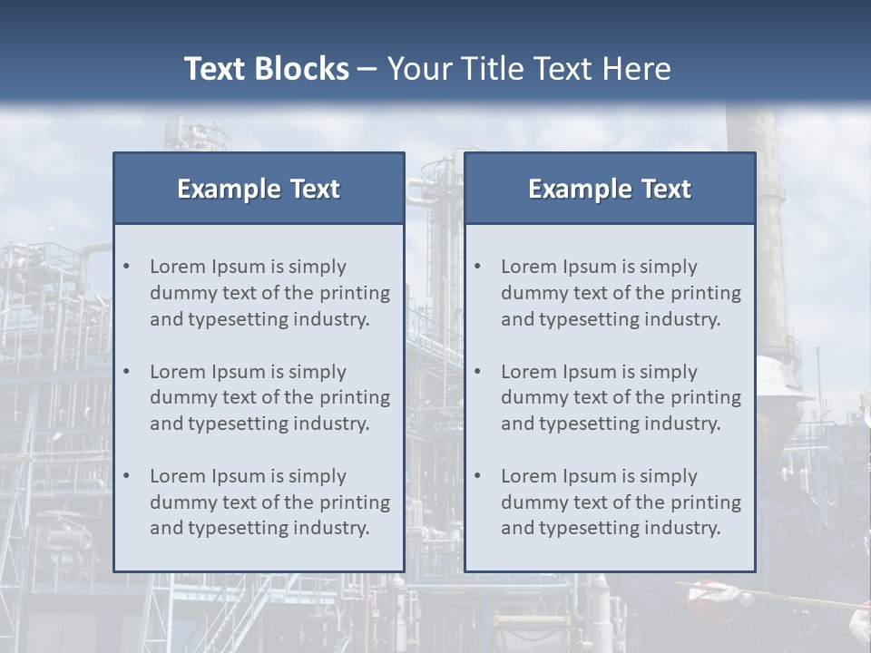 Forklift Isolated PowerPoint Template
