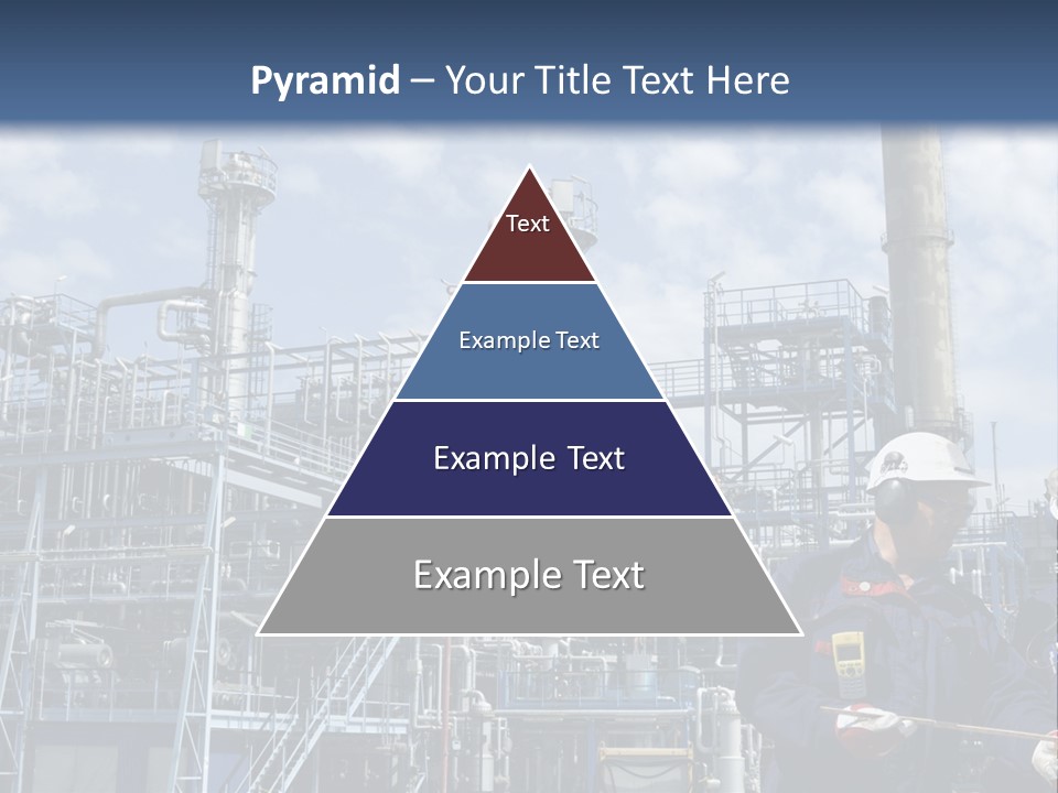 Forklift Isolated PowerPoint Template