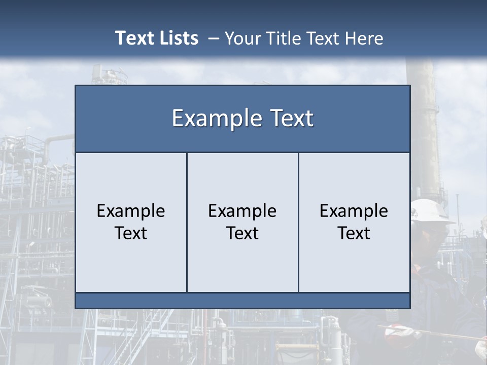 Forklift Isolated PowerPoint Template