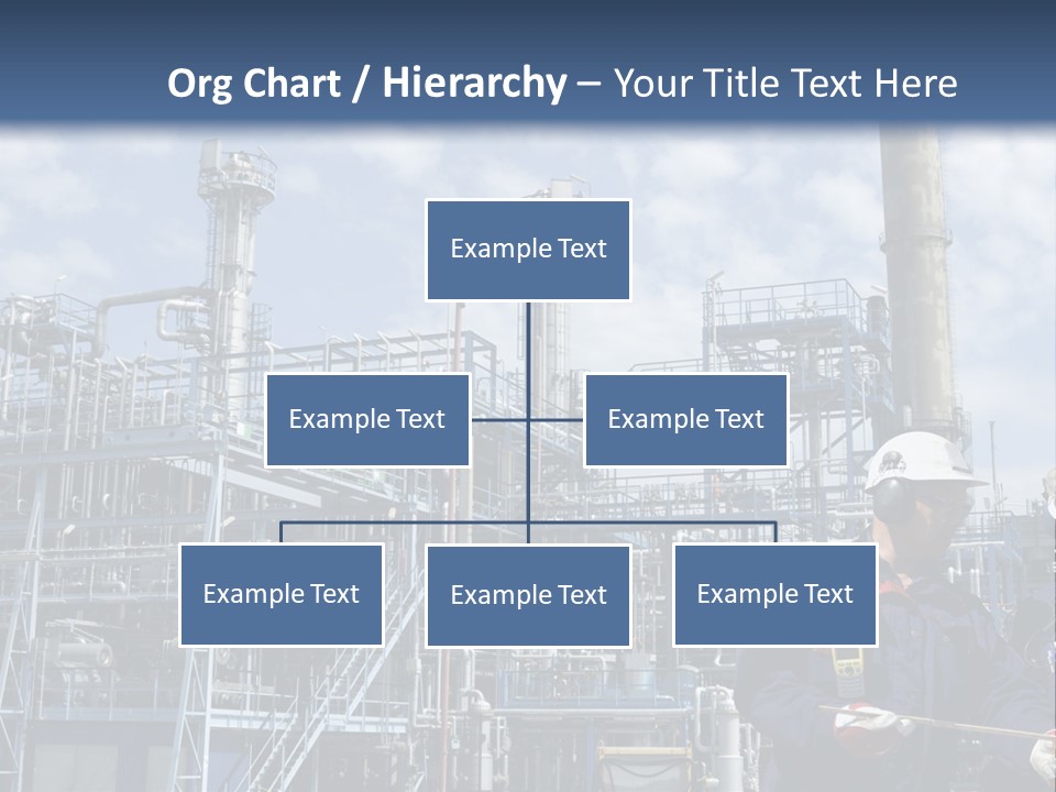 Forklift Isolated PowerPoint Template