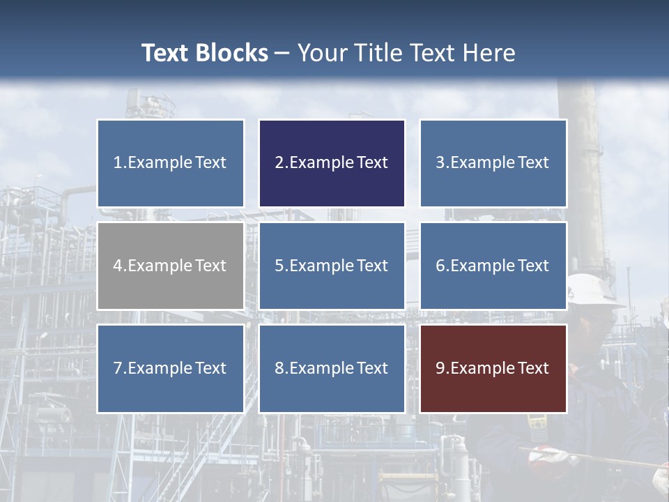 Forklift Isolated PowerPoint Template