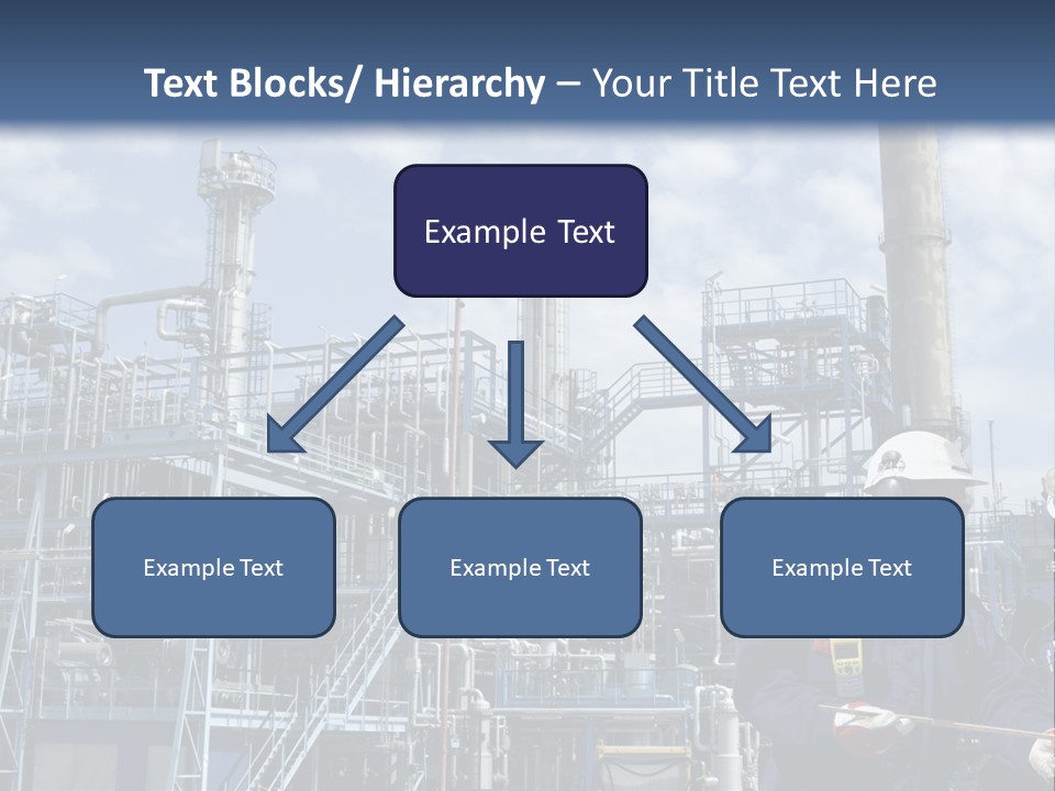 Forklift Isolated PowerPoint Template