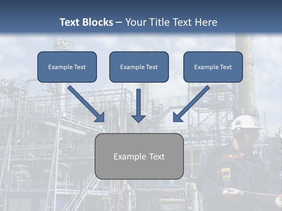 Forklift Isolated PowerPoint Template