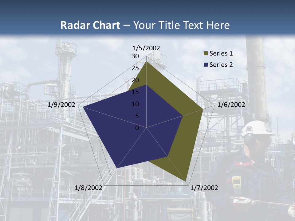 Forklift Isolated PowerPoint Template