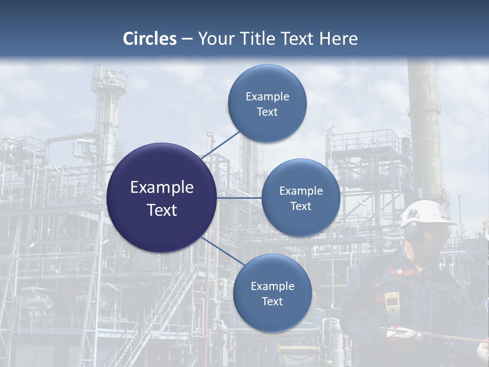 Forklift Isolated PowerPoint Template