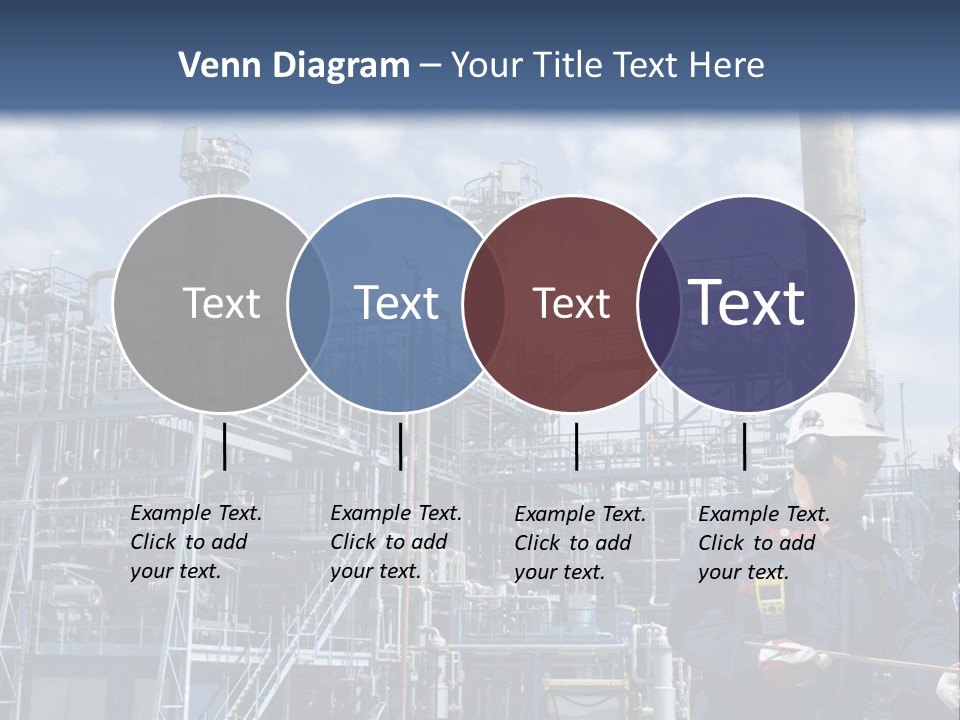 Forklift Isolated PowerPoint Template