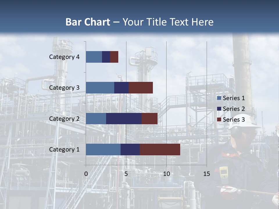 Forklift Isolated PowerPoint Template