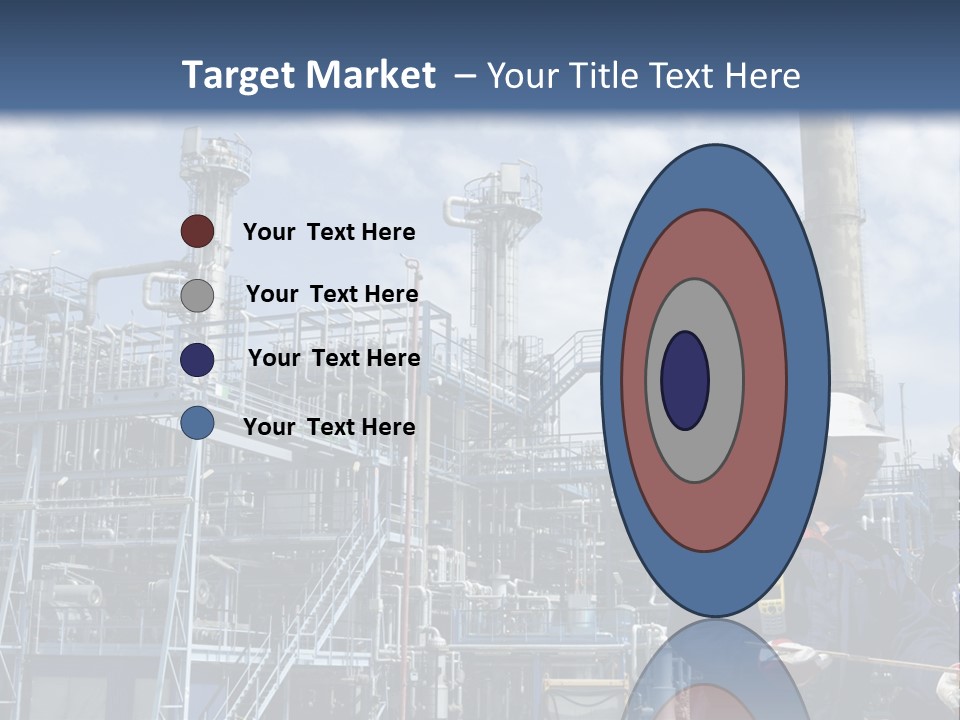 Forklift Isolated PowerPoint Template