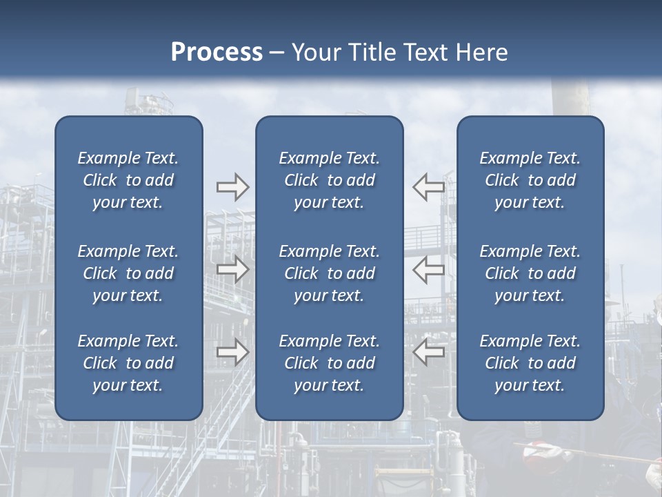 Forklift Isolated PowerPoint Template
