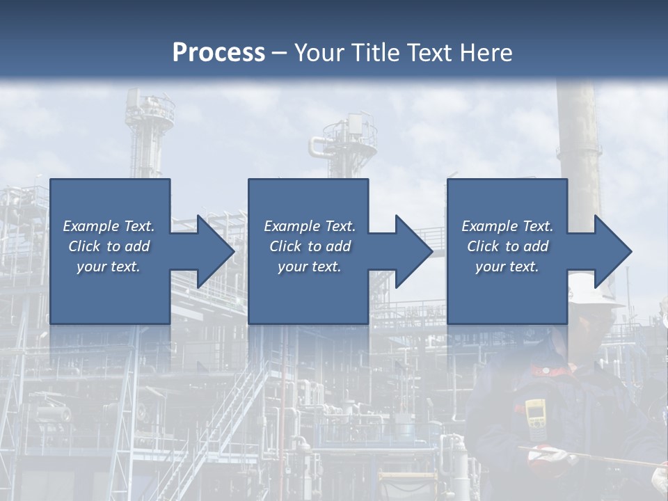 Forklift Isolated PowerPoint Template