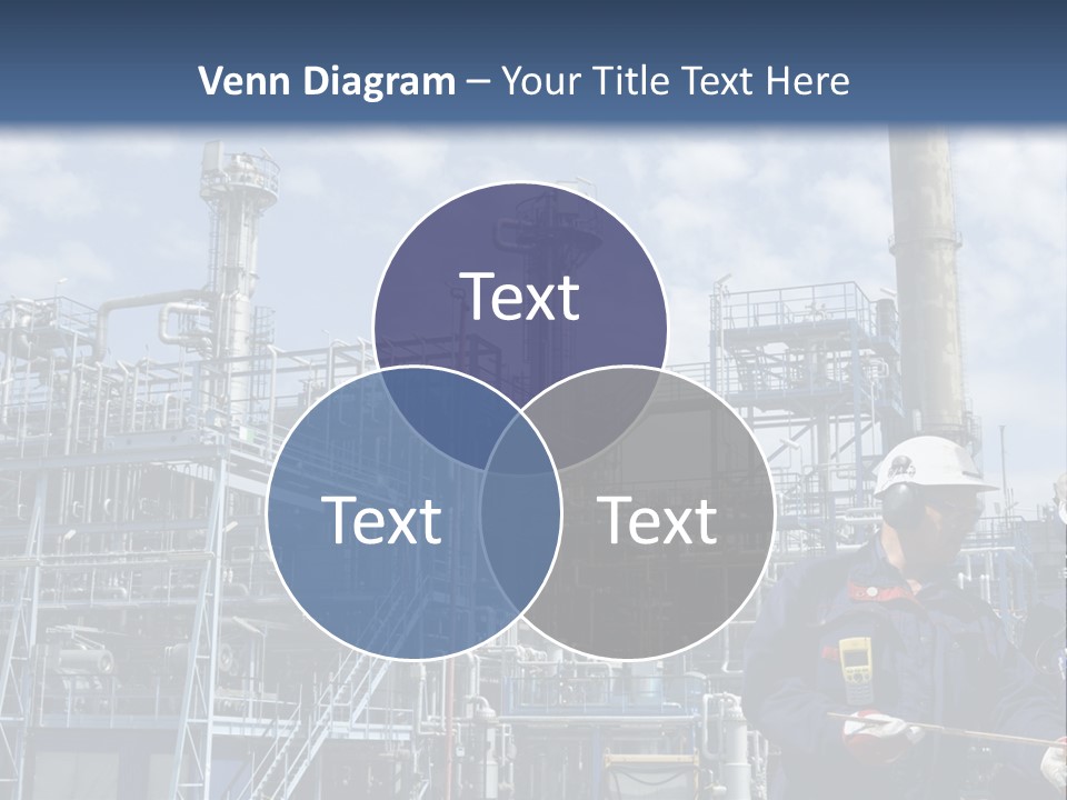 Forklift Isolated PowerPoint Template