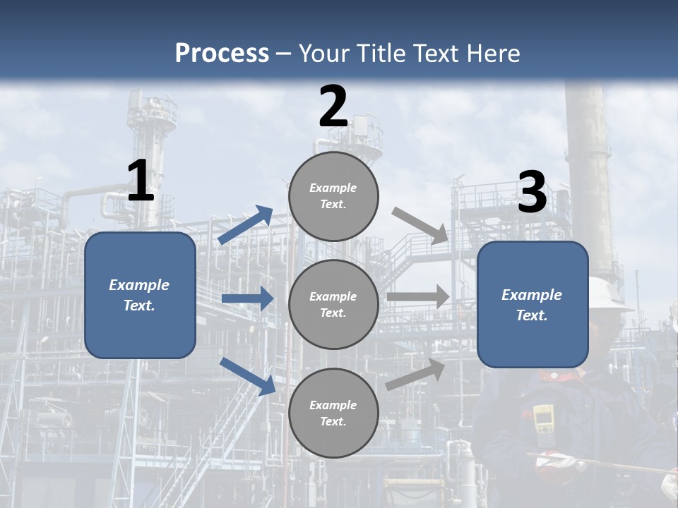 Forklift Isolated PowerPoint Template