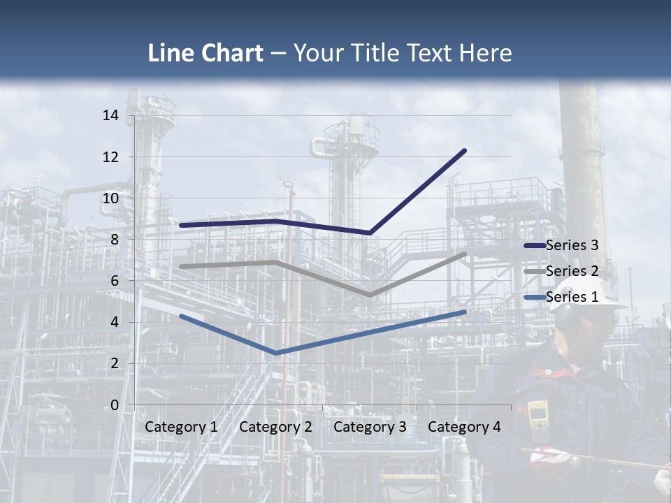 Forklift Isolated PowerPoint Template