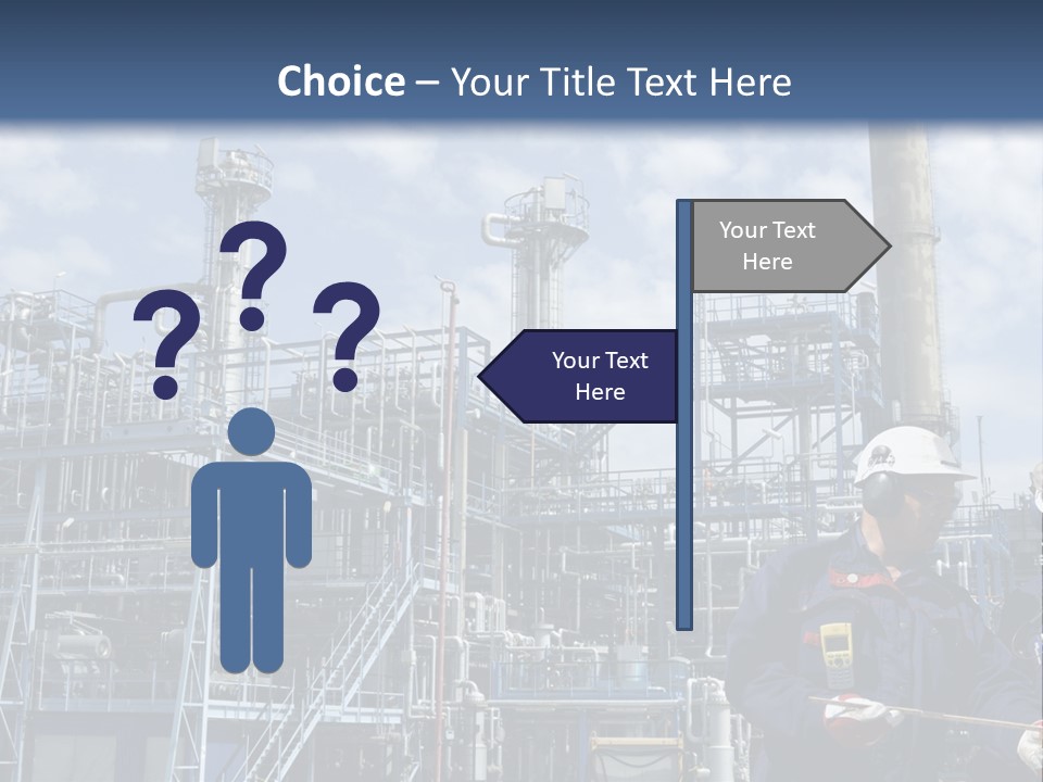 Forklift Isolated PowerPoint Template