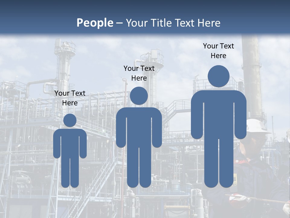 Forklift Isolated PowerPoint Template