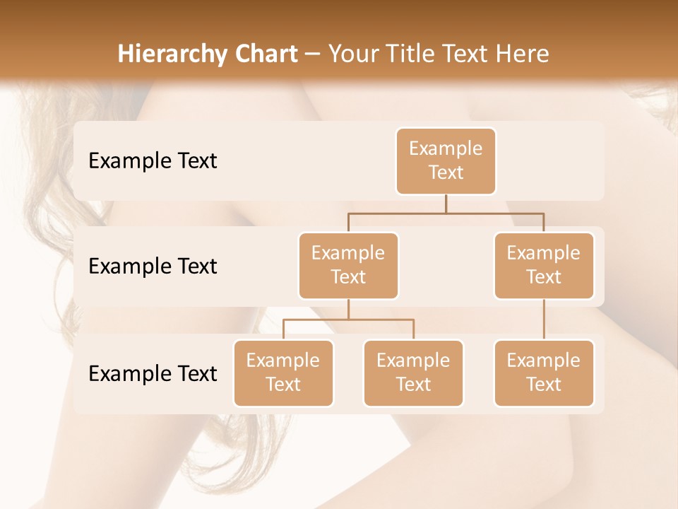 Picture Of Healthy Naked Woman Over White PowerPoint Template