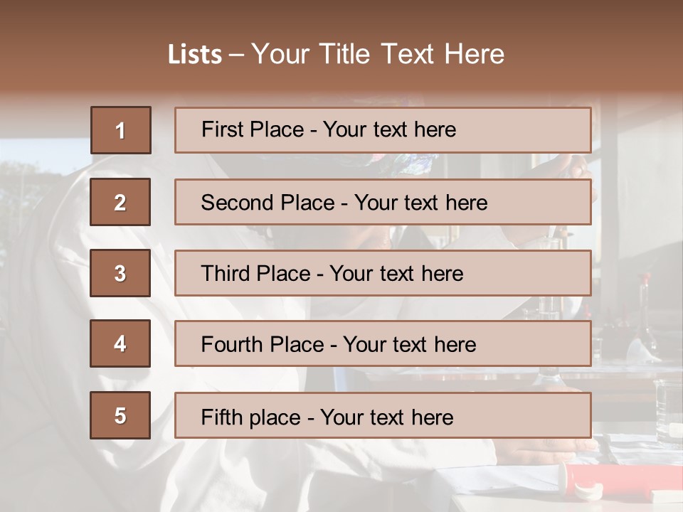 A Woman Is Doing Something In A Lab PowerPoint Template