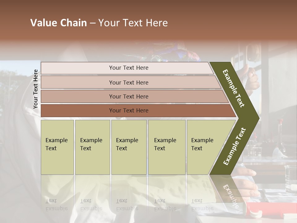 A Woman Is Doing Something In A Lab PowerPoint Template