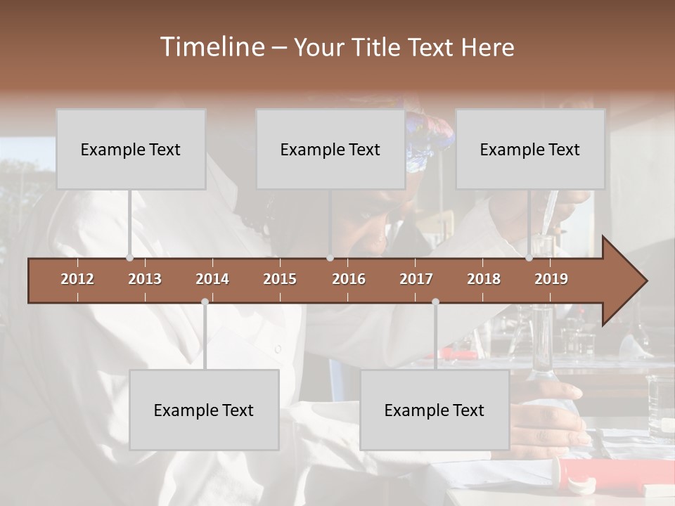 A Woman Is Doing Something In A Lab PowerPoint Template