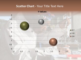 A Woman Is Doing Something In A Lab PowerPoint Template