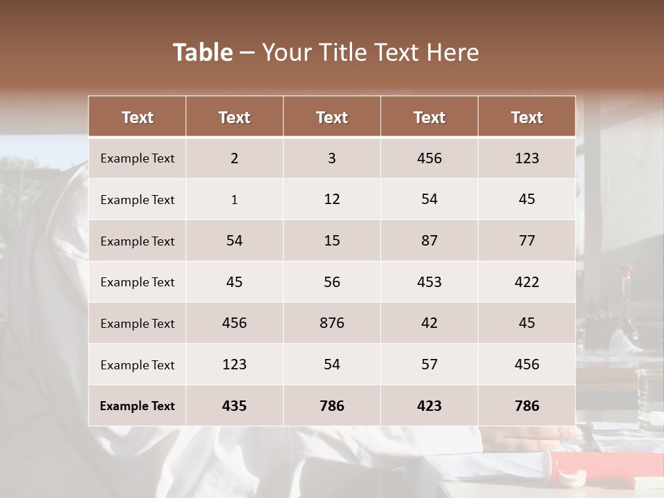 A Woman Is Doing Something In A Lab PowerPoint Template