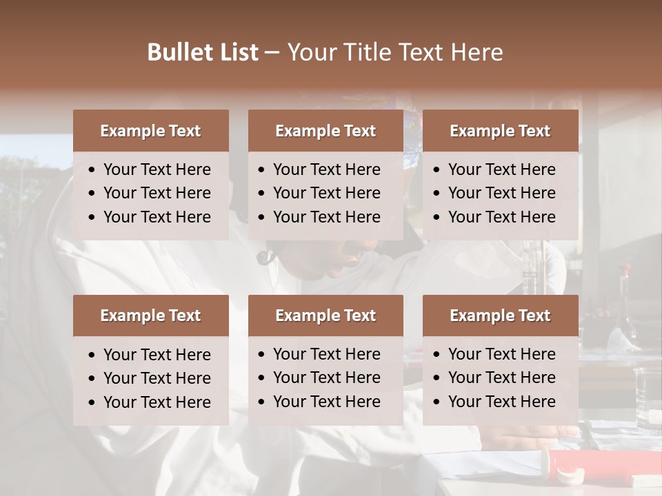 A Woman Is Doing Something In A Lab PowerPoint Template