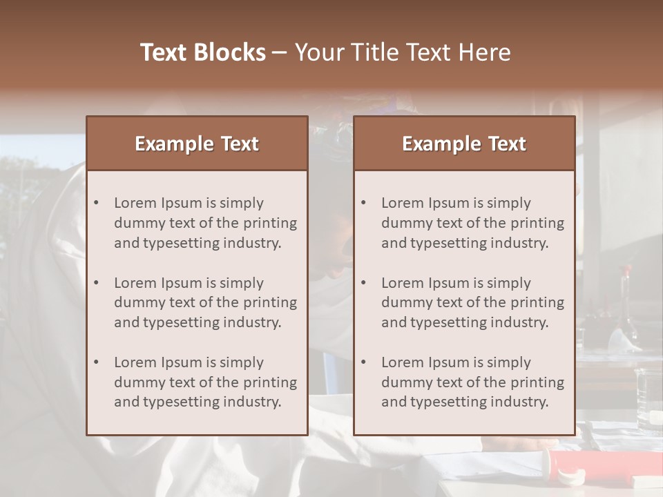 A Woman Is Doing Something In A Lab PowerPoint Template