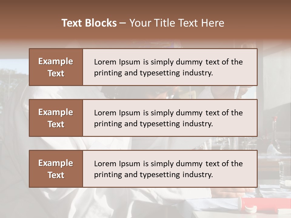 A Woman Is Doing Something In A Lab PowerPoint Template