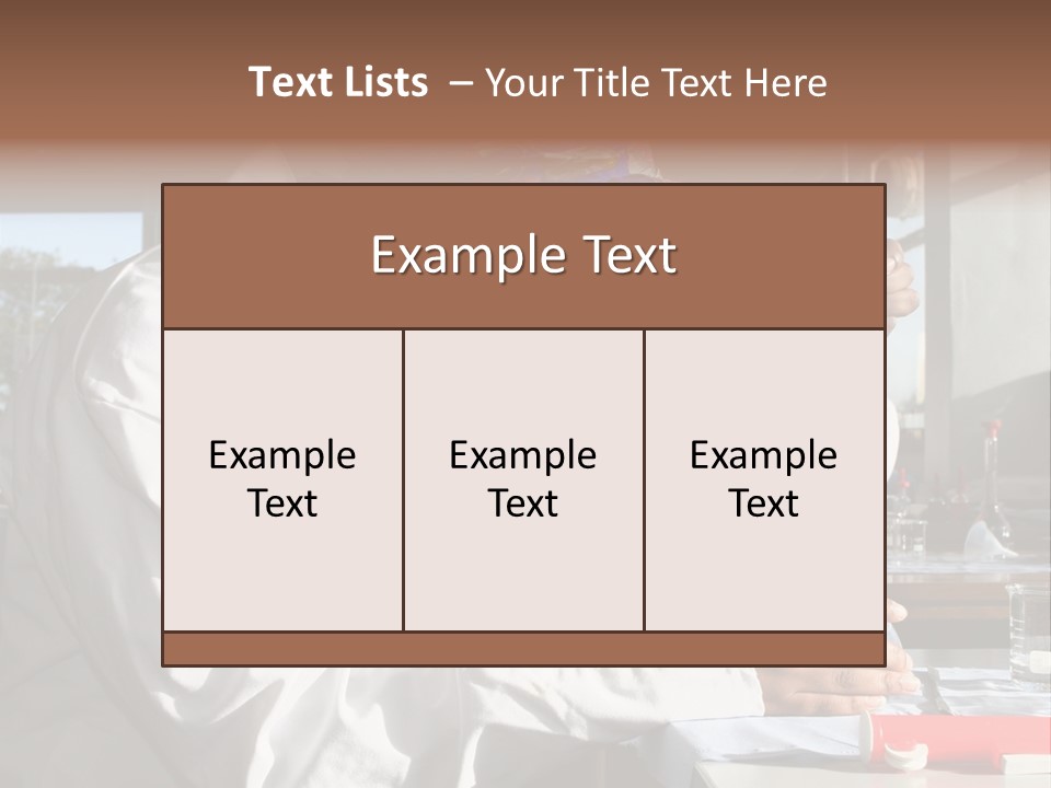 A Woman Is Doing Something In A Lab PowerPoint Template
