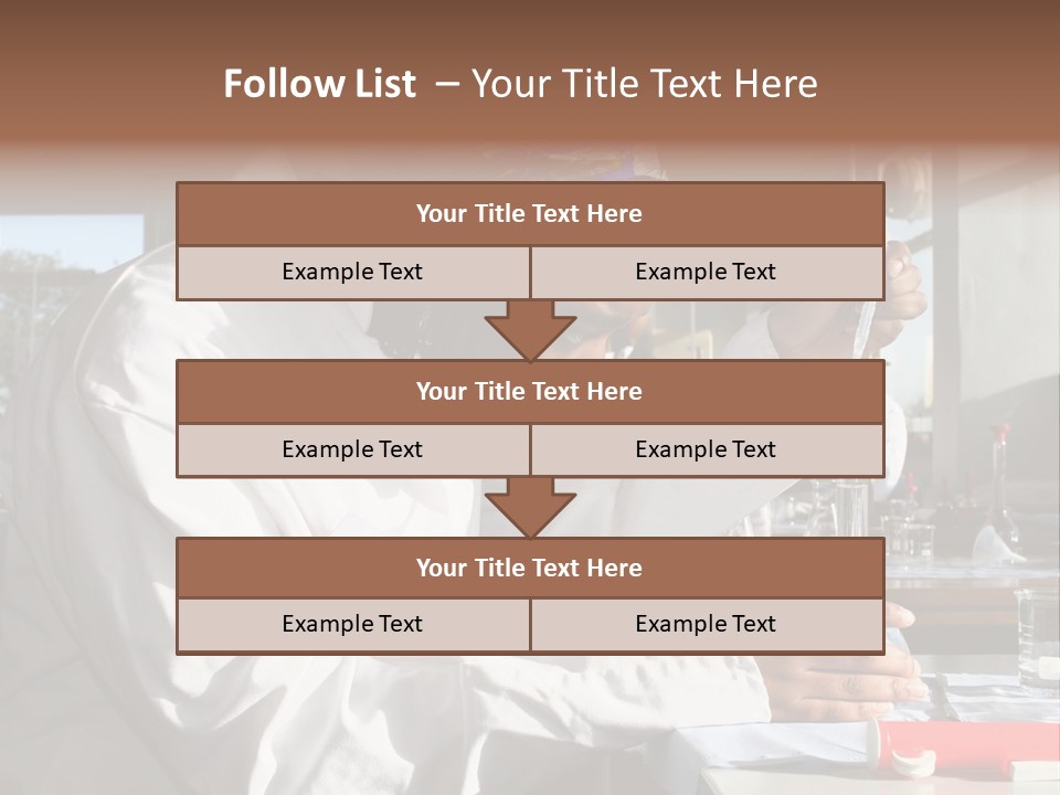 A Woman Is Doing Something In A Lab PowerPoint Template