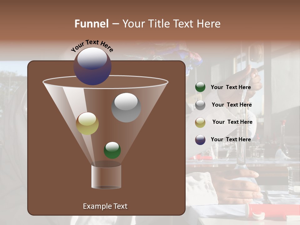 A Woman Is Doing Something In A Lab PowerPoint Template