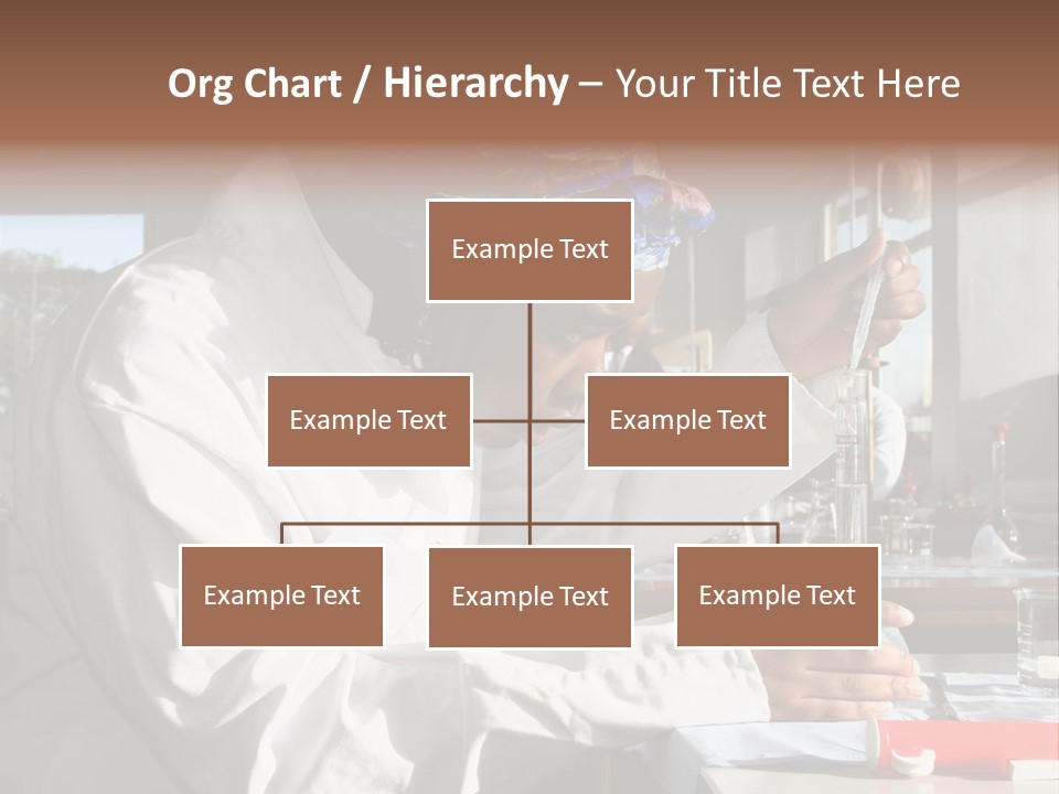 A Woman Is Doing Something In A Lab PowerPoint Template