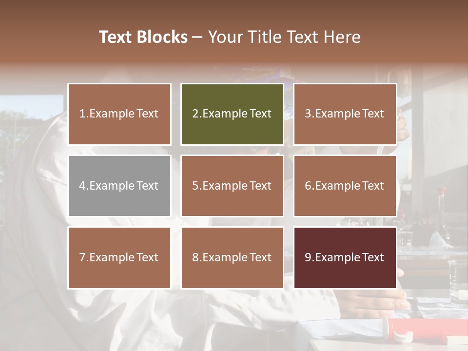 A Woman Is Doing Something In A Lab PowerPoint Template