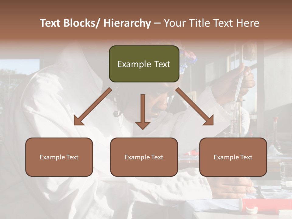 A Woman Is Doing Something In A Lab PowerPoint Template
