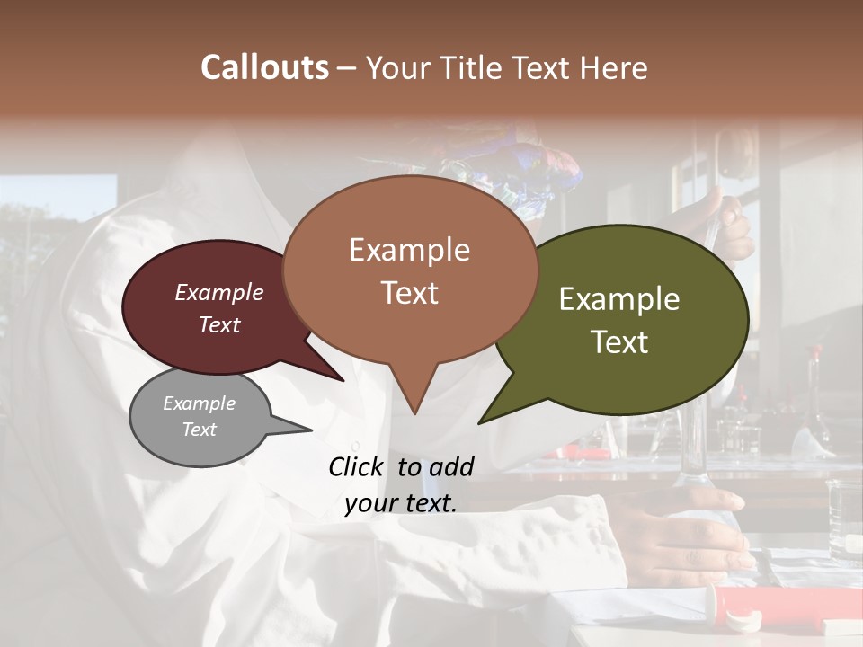 A Woman Is Doing Something In A Lab PowerPoint Template
