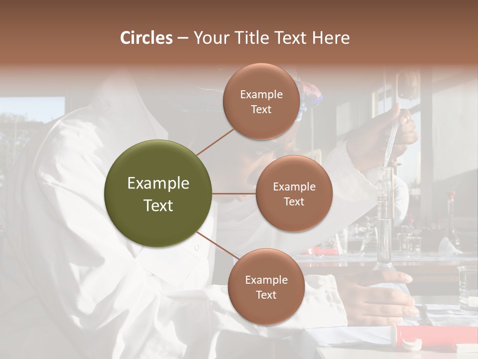 A Woman Is Doing Something In A Lab PowerPoint Template