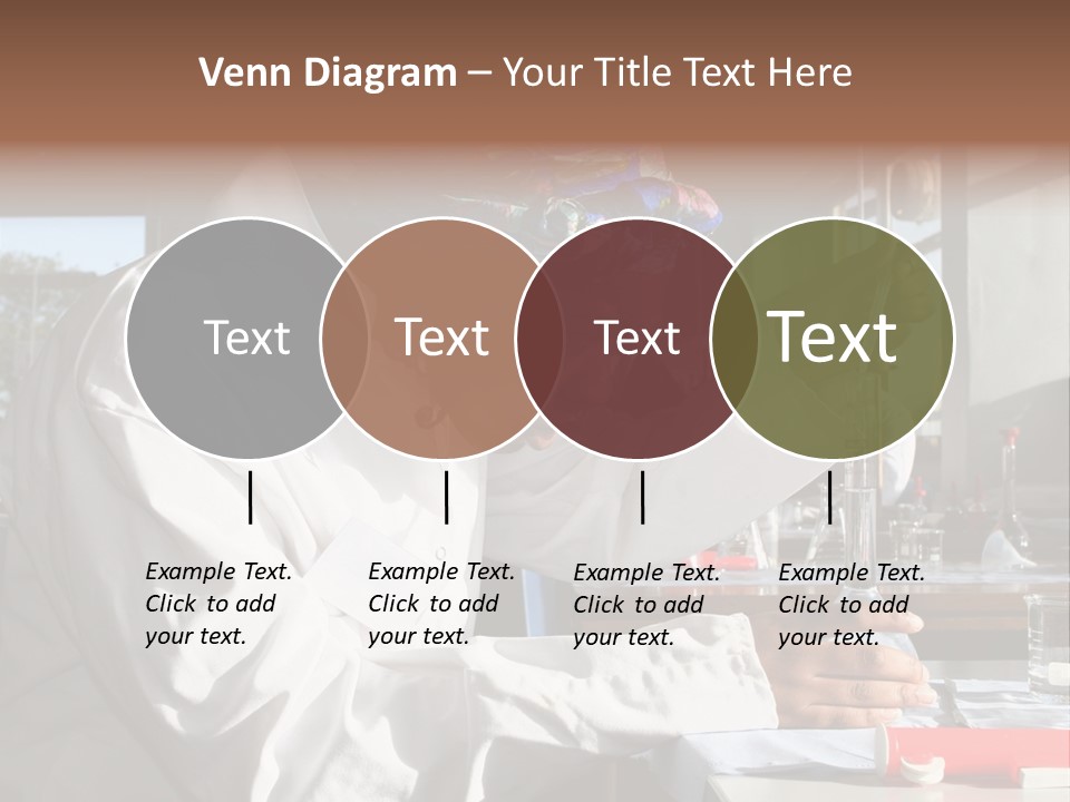 A Woman Is Doing Something In A Lab PowerPoint Template
