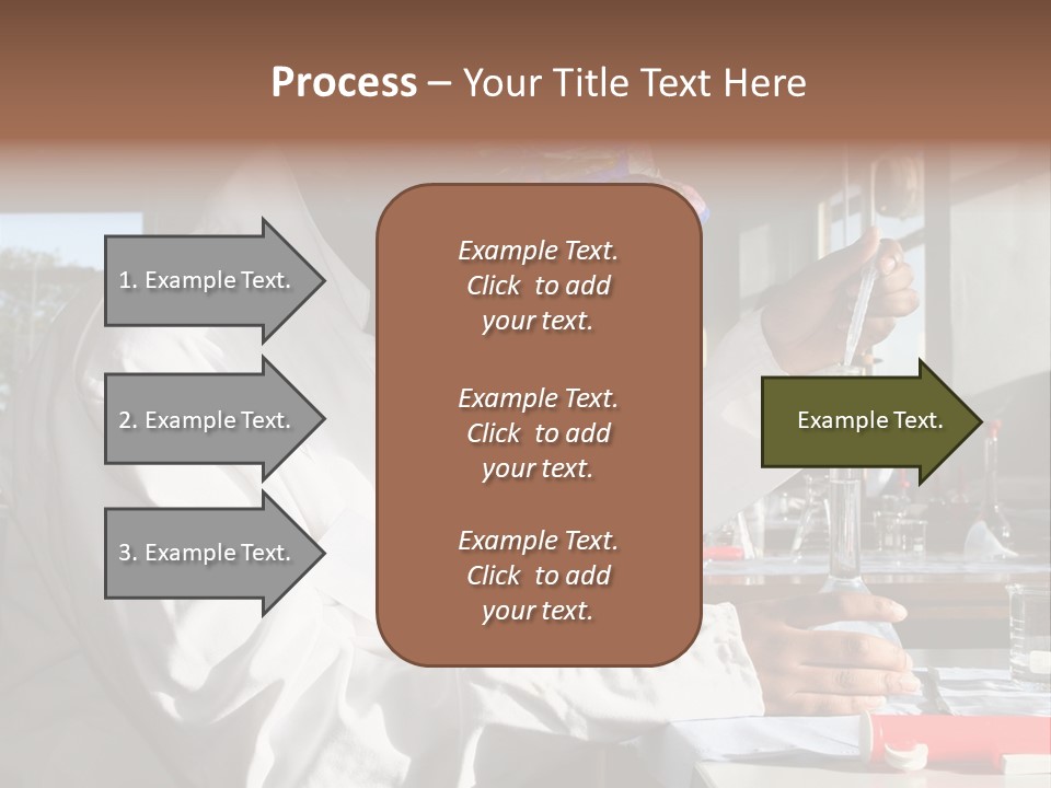 A Woman Is Doing Something In A Lab PowerPoint Template
