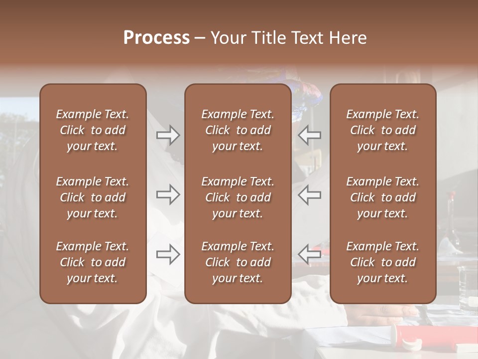 A Woman Is Doing Something In A Lab PowerPoint Template