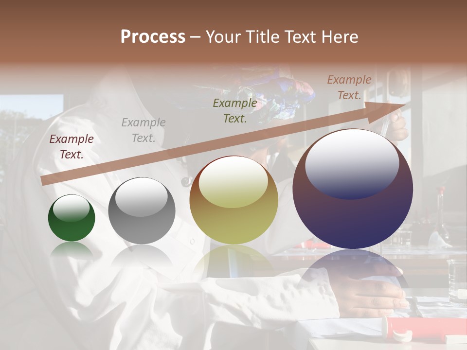 A Woman Is Doing Something In A Lab PowerPoint Template
