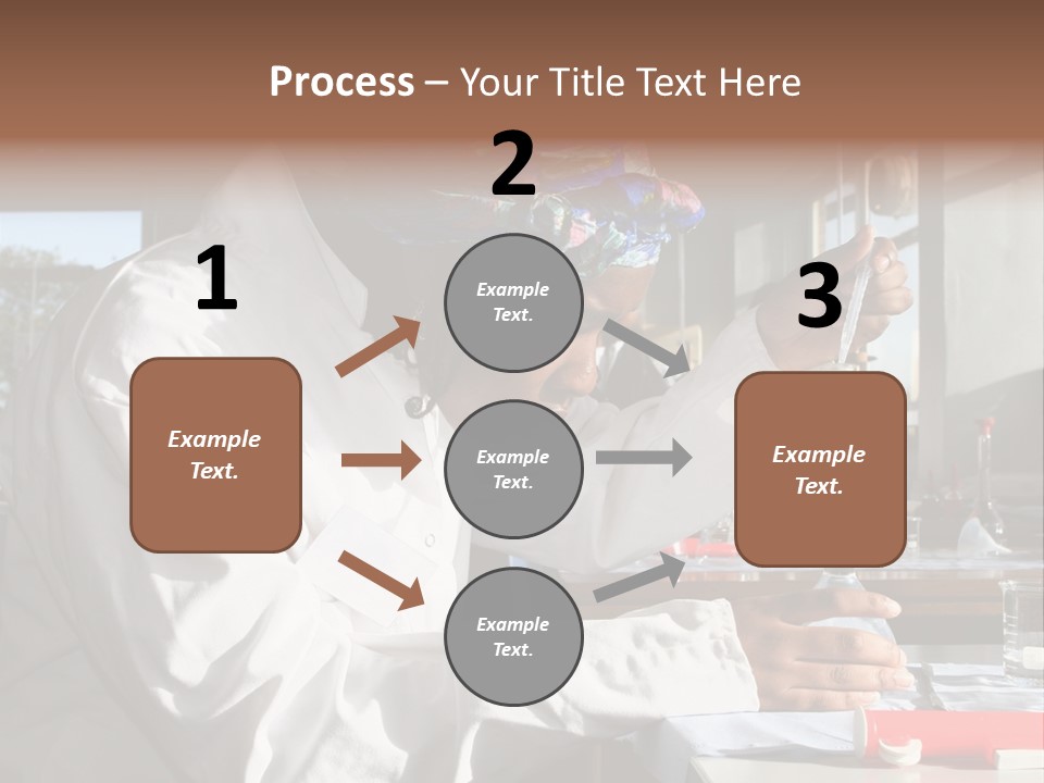 A Woman Is Doing Something In A Lab PowerPoint Template