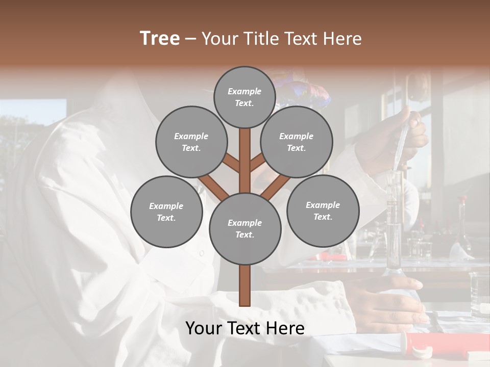 A Woman Is Doing Something In A Lab PowerPoint Template