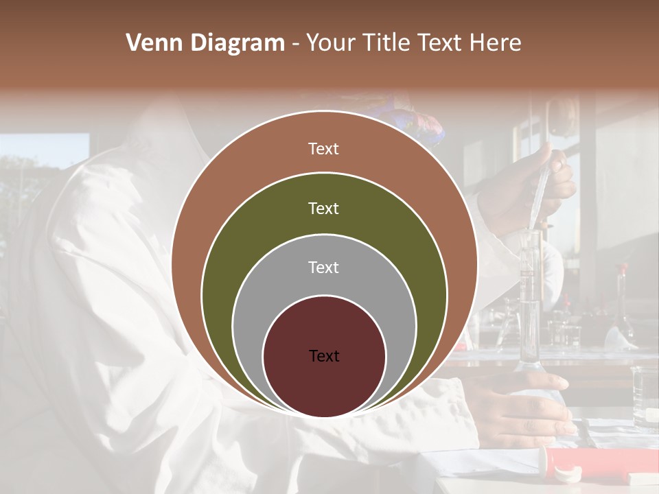 A Woman Is Doing Something In A Lab PowerPoint Template