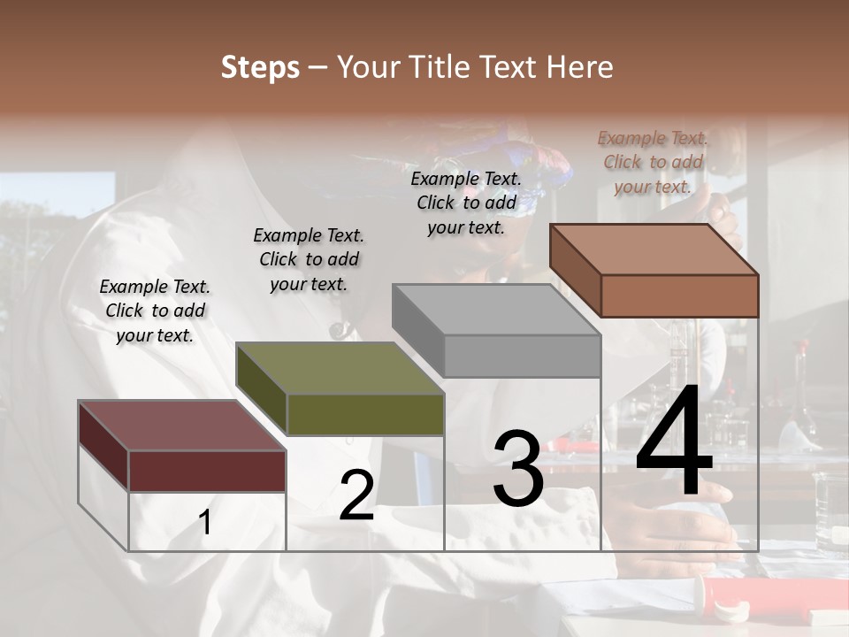 A Woman Is Doing Something In A Lab PowerPoint Template