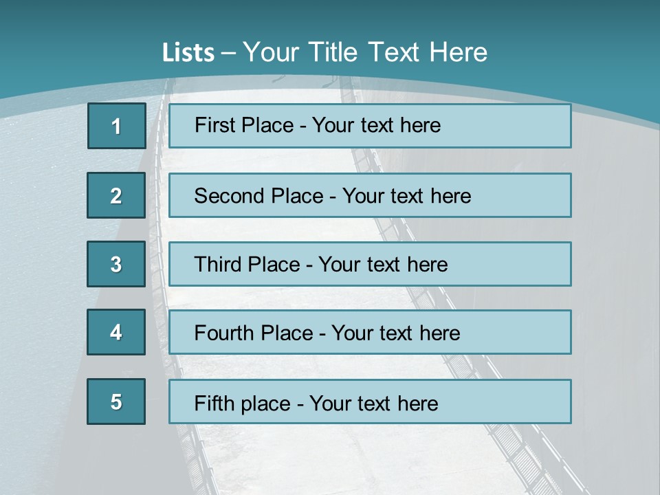 Swiss Impounding Reservoir Emosson In Territory Dents Du Midi PowerPoint Template