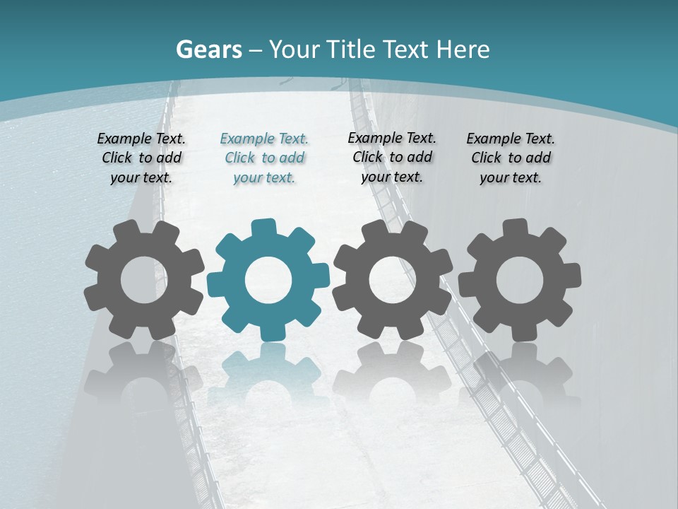 Swiss Impounding Reservoir Emosson In Territory Dents Du Midi PowerPoint Template