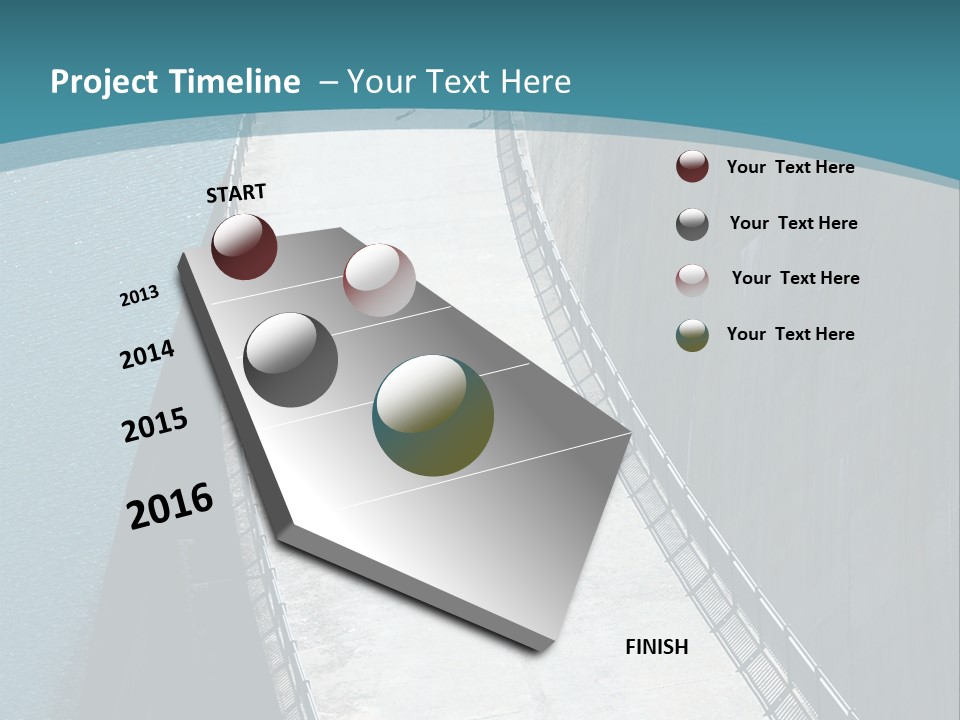 Swiss Impounding Reservoir Emosson In Territory Dents Du Midi PowerPoint Template