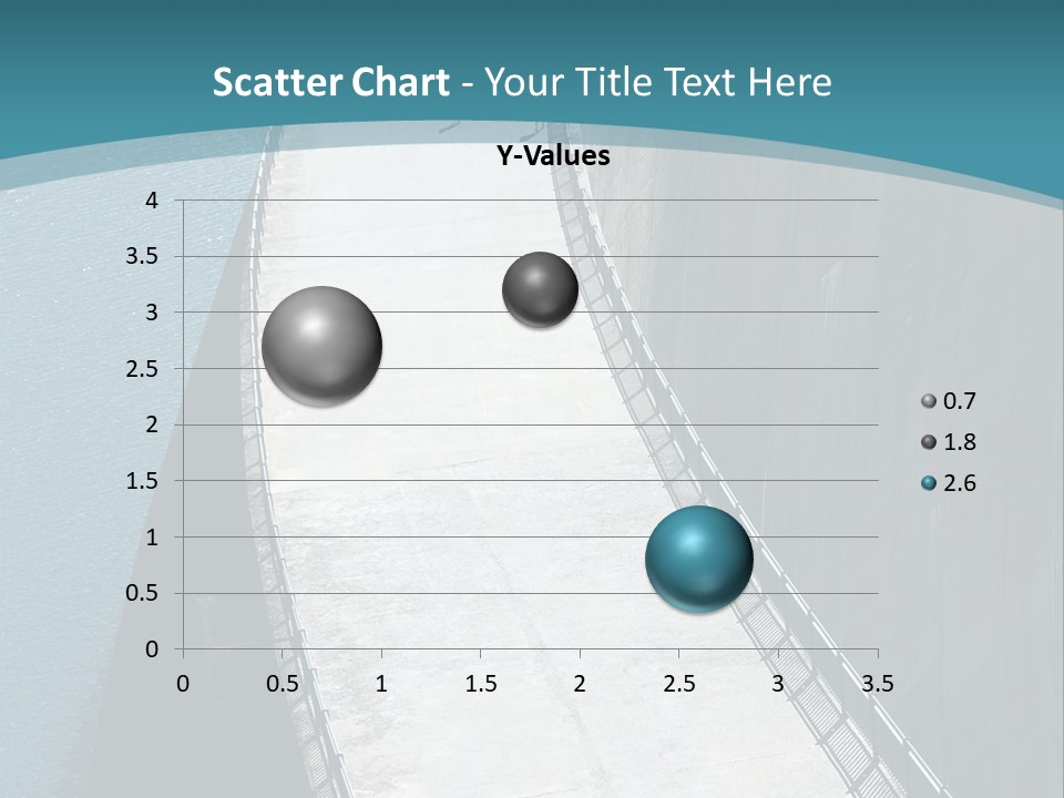 Swiss Impounding Reservoir Emosson In Territory Dents Du Midi PowerPoint Template